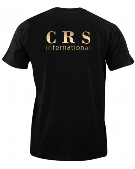 T-shirt CRS nera Fine Coffee orizzontale
