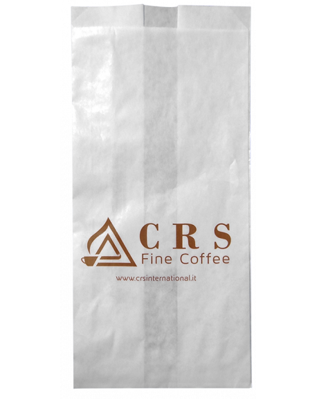 Sacchetto Carta Kraft 14X28 Logo CRS Marrone Conf. da 1 kg