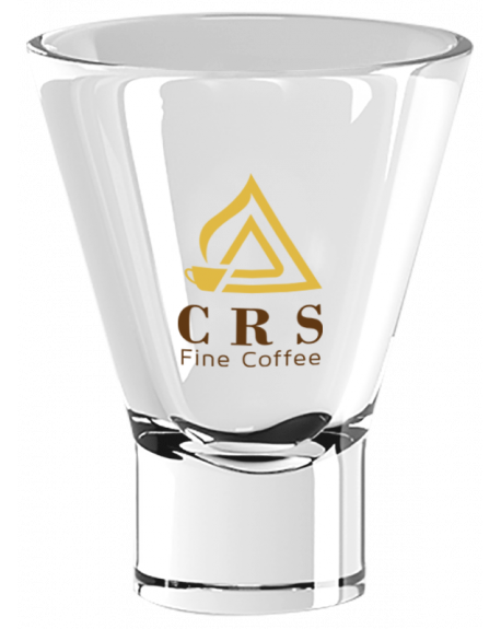 Bicchiere Ypsilon Logo CRS Giallo - conf. 3pz