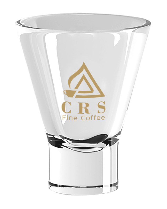 Bicchiere Ypsilon Logo CRS Oro - conf. 3pz