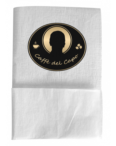 Tovaglioli 17 x 17 Logo Caffè Del Capo - Conf. da 500 pz